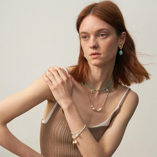 lost in echo2025夏季新款度假异域立体超轻手工水滴心形耳环耳坠 商品图3