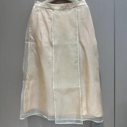 【线上专属】纱半裙（嫩鹅黄-21706109b） 商品图0