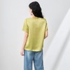【高货wl】全新升级【铂金会员211/天猫279/差价68】(94632) 洛诗琳女夏新款时尚宽松凉感抓绉醋酸缎面T恤简约短袖上衣 商品缩略图1