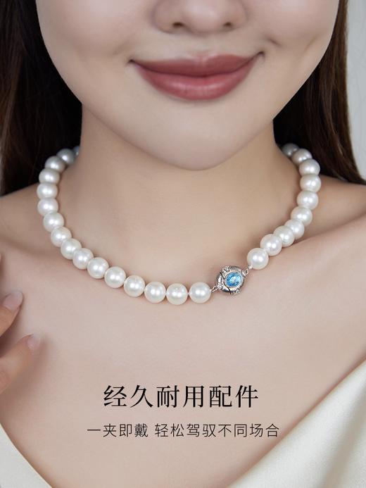 【微信小店】悦甄 爱迪生淡水珍珠白色项链11-12mm 兰黛 商品图2