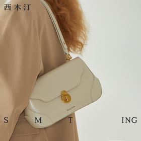 【柔见定制专属】西木汀 桃花面 小众腋下包女夏牛皮单肩质感包包百搭斜挎包3857