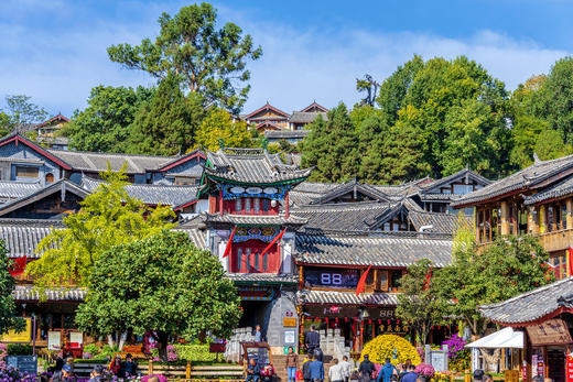 <云南昆明+大理+丽江+虎跳峡双飞双动6天纯玩团>昆明石林、玉龙雪山冰川大索道、丽江古城、崇圣寺三塔、丽江古城、双廊古镇、喜洲古镇、海舌公园、《印象丽江》 商品图6