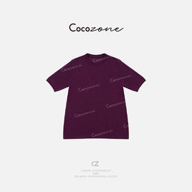 COCO ZONE 刘一一【莱赛尔桑蚕丝混纺】纯色简约毛针织衫CD1A0755