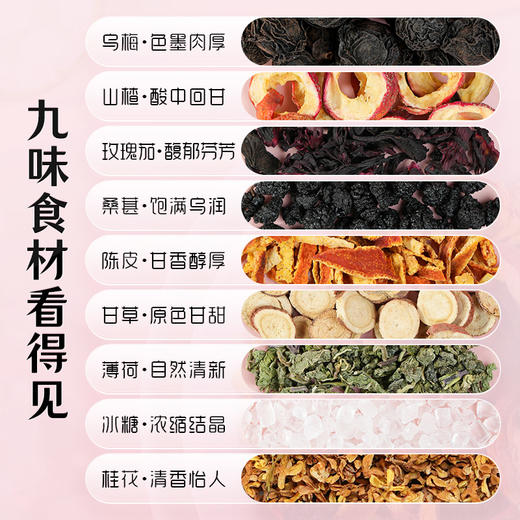 绿帝陈皮马蹄爆珠酸梅汤原料包礼盒455g【GA】 商品图3