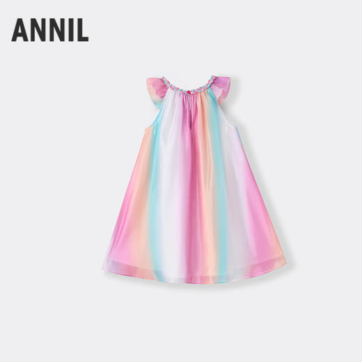 【实体店同款】女童无袖连衣裙夏季新款安奈儿童装XG523653 商品图1