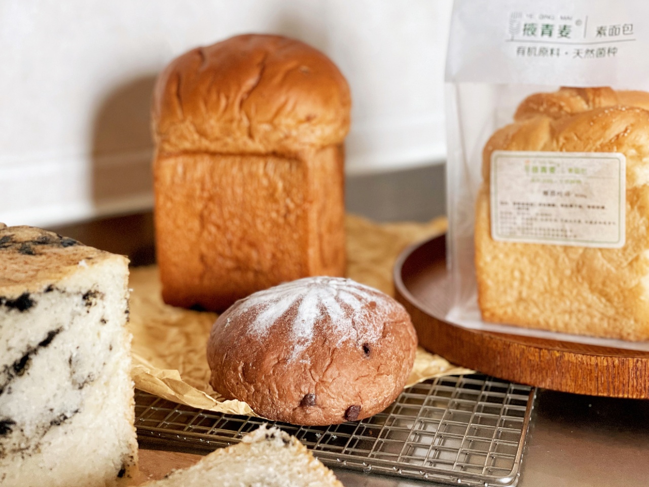 每单2件起购|我有麦田|掖青麦面包系列|植物配方*老酵慢发