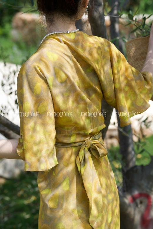 【门店同款】ENJOY夏季水彩晕染绑带长裙 162347761 商品图6