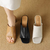 【预售5天】主推~巨好穿手抓羊皮露趾复古凉鞋里外全皮女拖鞋DS&1396-9 商品缩略图2