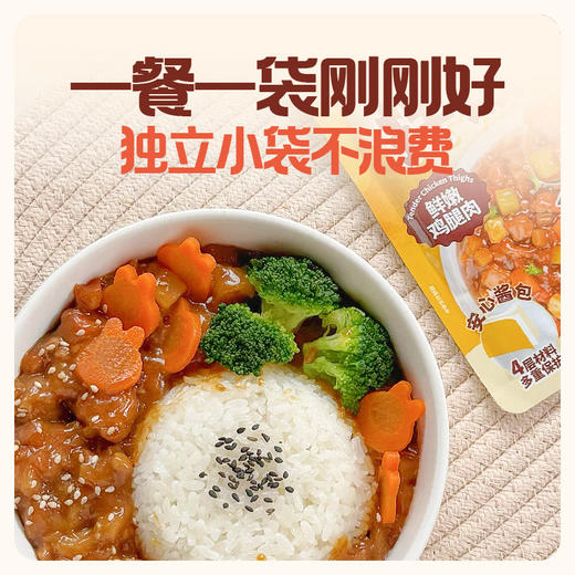 1.31怡芽儿童拌饭酱80/袋拌米饭面条儿童辅食 商品图3