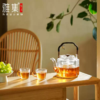 雅集苏窗提梁壶玻璃茶壶透明泡花茶煮茶专用茶具复古高颜值烧水壶1300ml大容量 商品缩略图3