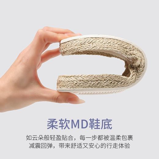 ZHR则则2025新款蕾丝透气软底ins一脚蹬单鞋时尚透气懒人女渔夫鞋 商品图8