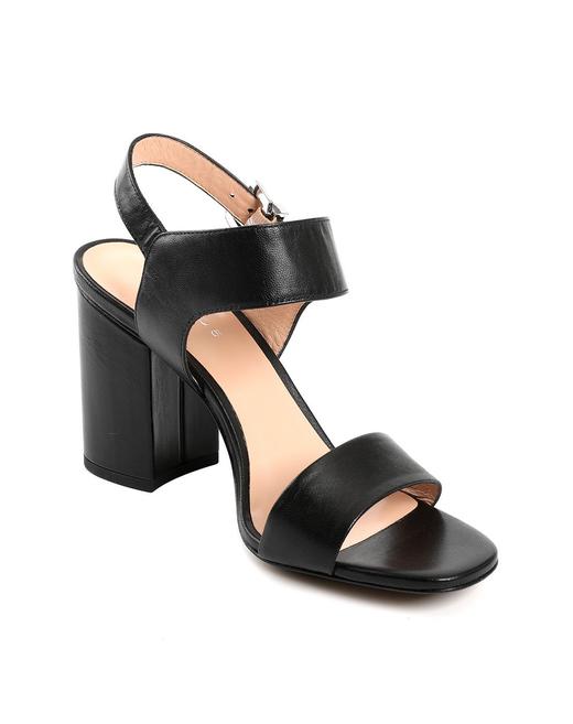 I1ABY463B1A01390  BLOCCO 5  【2018春夏新品】进口羊皮革一字带粗高跟女凉鞋 专柜同步上新【微瑕，已实拍图为准】 商品图1