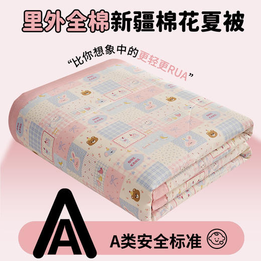 三泰龙 小清新纯棉夏凉被四件套夏季全棉棉花空调被 商品图8