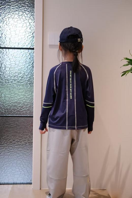 2025春夏男女儿童冰丝凉感速干长袖！透气户外防晒运动长袖训练服T！ 商品图3