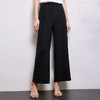 玳莎真丝阔腿裤宽松女2025年夏季新款松紧腰显瘦垂感休闲直筒裤 FB36310 商品缩略图0