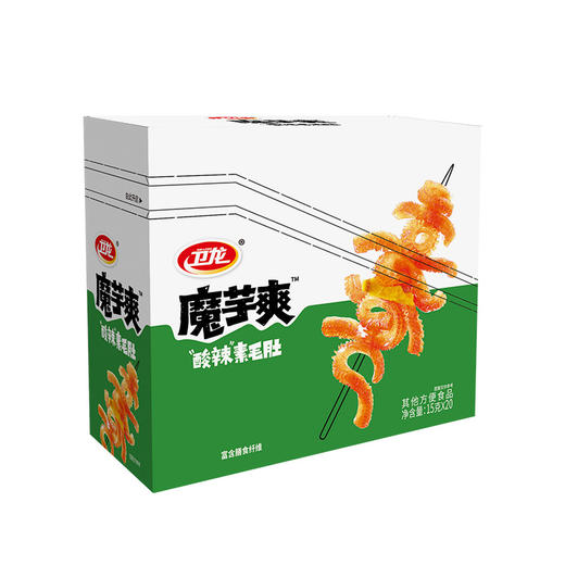 卫龙魔芋爽辣条酸辣味素毛肚 300g 休闲小零食便携20小包 商品图0