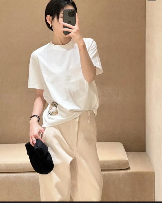 独家威海产，三色，Burberry 巴宝莉bbr  口袋100棉质短袖T恤 男女款    可以随意出入专柜的品质bur短袖 商品图4