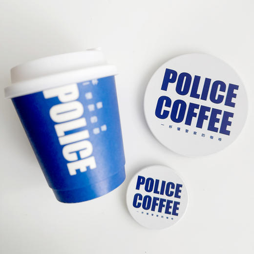 叱咤小警陶瓷杯垫艺术陶瓷吸水杯垫耐热易清洗背面软木 商品图1