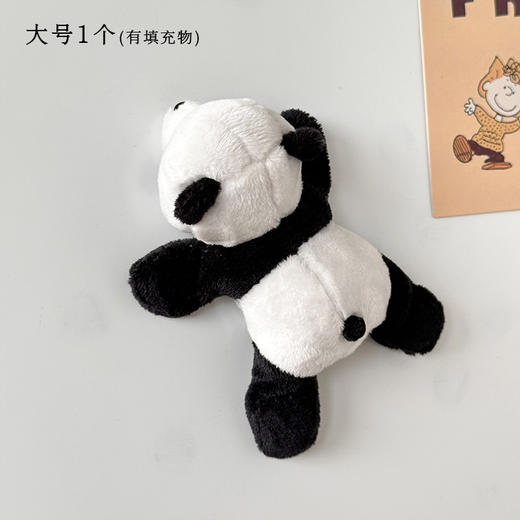【毛绒熊猫冰箱贴】卡通熊猫可爱创意便利贴特色旅游纪念品 商品图2