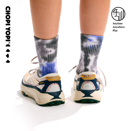 chopiyopi童装 儿童logo扎染运动袜高弹透气夏季袜子 chopiyopi 商品图2