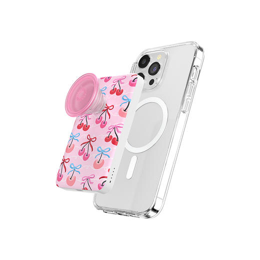 【磁吸充电宝】樱桃优格·MagSafe充电宝 OTHER配件 Power充电宝系列 水果野餐 粉色 食物 水果 商品图3