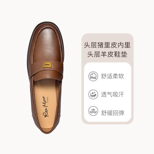 REEMOOR新英伦超软羊皮通勤乐福鞋 商品图2