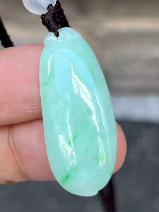 【云意轩翡翠】编号：6645 糯冰绿底翡翠福瓜  天然翡翠 附证书 商品图1