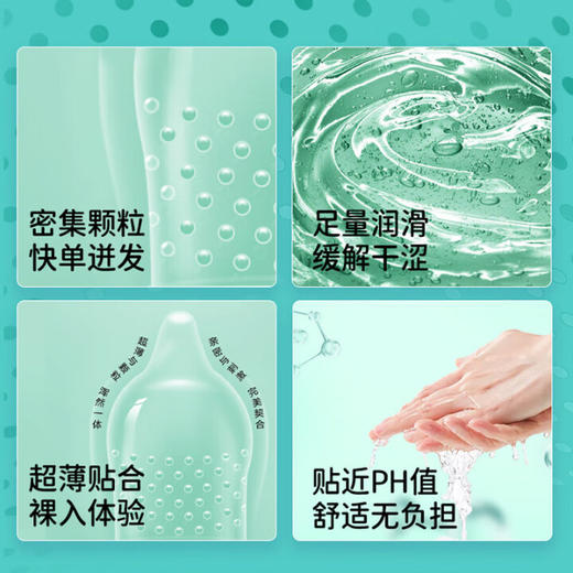 第六感 避孕套颗粒激点螺纹冰火情趣狼牙套安全套男用成人用品情趣用品 颗粒激点 商品图1