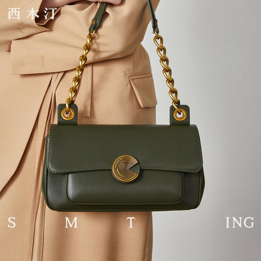【种草好物馆专属】西木汀 守望者 小众手提链条包包女2023新款夏牛皮单肩腋下包p802 商品图2