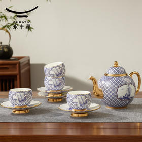 【6F】国瓷永丰源 四海升平10头中式茶具