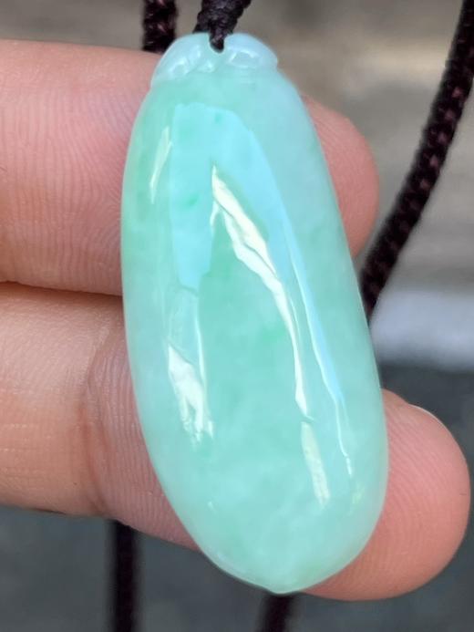 【云意轩翡翠】编号：6622 糯冰绿底翡翠福瓜  天然翡翠 附证书 商品图1