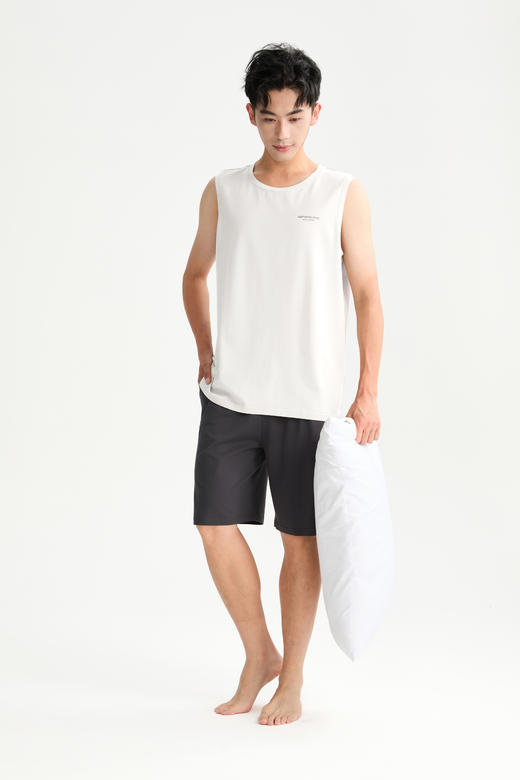 连绵·莫代尔男士背心家居服套装 商品图5