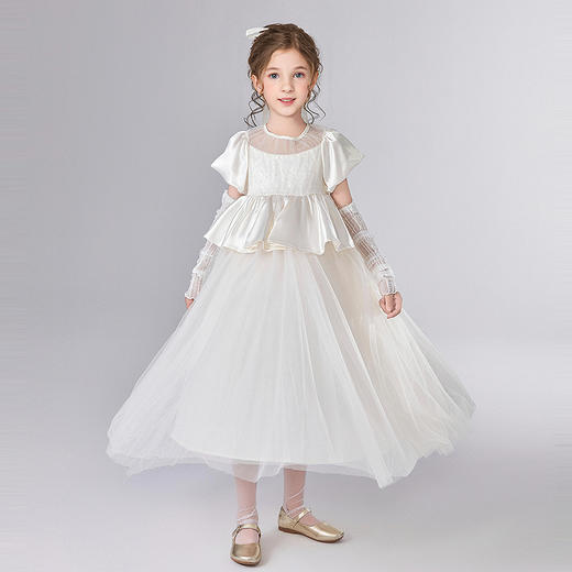 笛莎Deesha 童装女童连衣裙女童夏季公主蓬蓬纱裙 商品图0