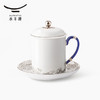 【6F】国瓷永丰源 海上明珠三件套盖杯（白金） 商品缩略图4