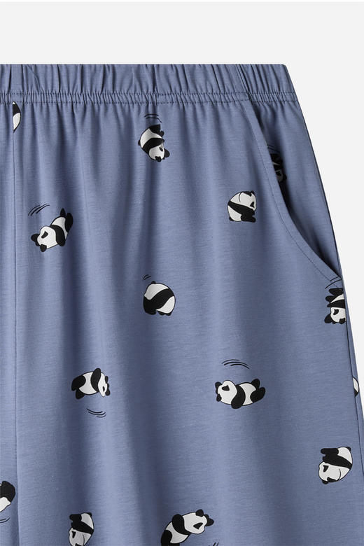 连绵·熊猫莫代尔家居服 男/女款（胸垫款） 商品图14