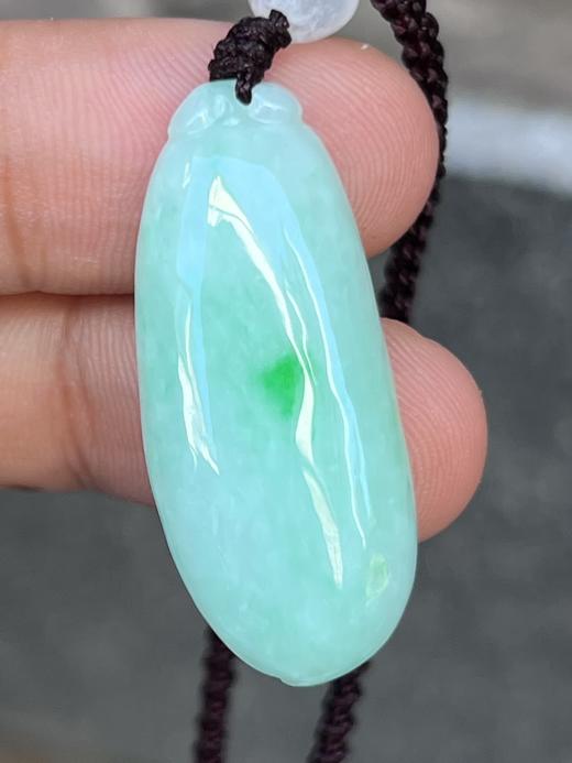 【云意轩翡翠】编号：6626 糯冰绿底翡翠福瓜 天然翡翠 附证书 商品图2