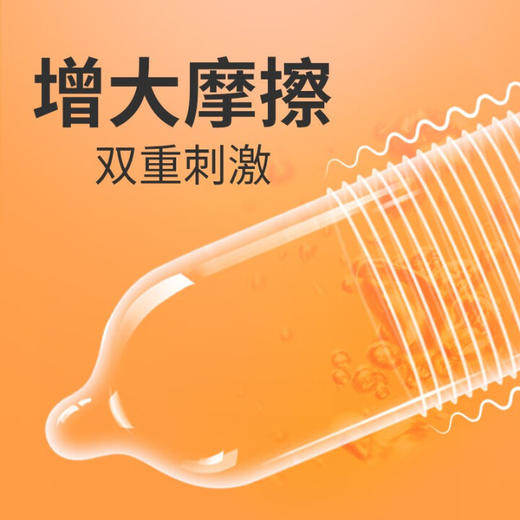杜蕾斯 避孕套 安全套 螺纹装12只 情趣大颗粒 男女用 套套 durex 商品图1