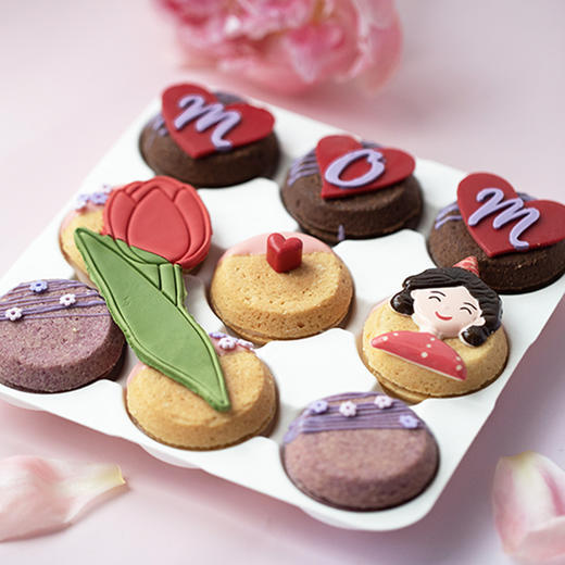 母亲节升级版「花辰月夕」曲奇烧礼盒 商品图2