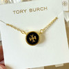 2025 绝对的大爆款 外贸原单 TB/托尼博奇项链
38cm长 铜镀金➕松石材质 
珠海代工厂出货，两个颜色：黑色 白色 商品缩略图4