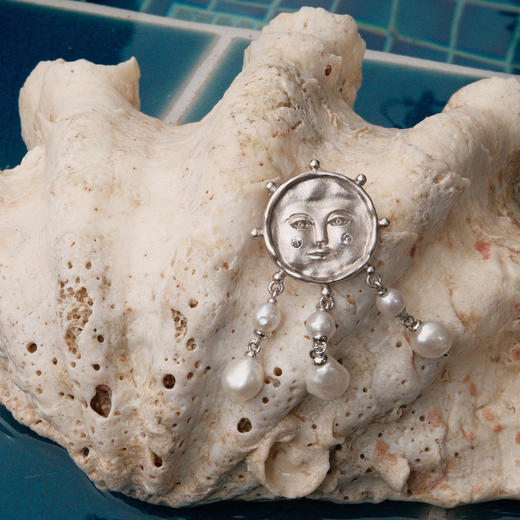 lost in echo2025夏季新款度假925纯银耳针珍珠轻流苏耳环耳坠 商品图1