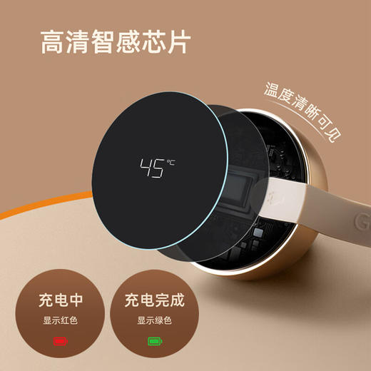 飞利浦保温杯女士高颜值316不锈钢学生礼物定制泡茶水杯子新款男_奶杏色_460ml 商品图7