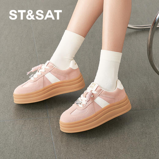 星期六甜梦时光蝴蝶厚底德训鞋SSD1112435 商品图4