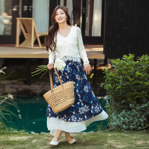 【林栖设计小店】（现货）【林栖推荐】小凉衫白色花边镂空优雅2025夏季新品披肩开衫外套女N1952468 商品图6