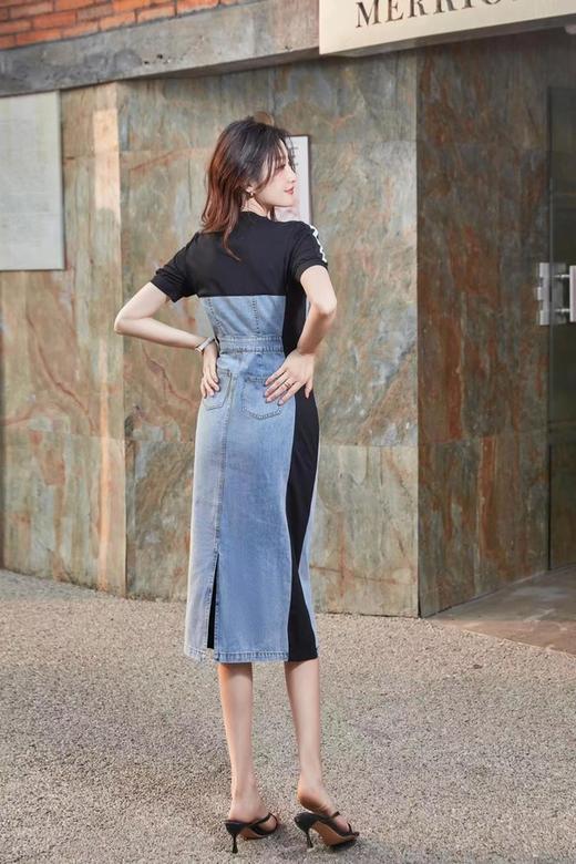 HAYES 运动牛仔拼接连衣裙 18303 商品图3