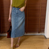 【预售7天】良木礼牛仔半身裙（91815-1） 商品缩略图0