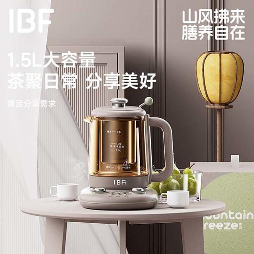 IBF艾博菲艾博菲山风侘寂养生壶双旋扭1.5L【K】 商品图3