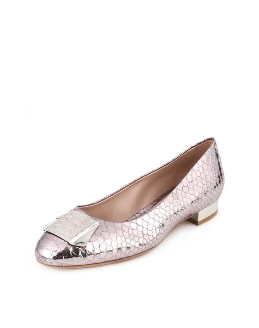 F1AB5019J02390  BLOCCO 5   意大利进口浅粉色牛皮浅口单鞋【微瑕 ，以实拍图为准】 商品图1