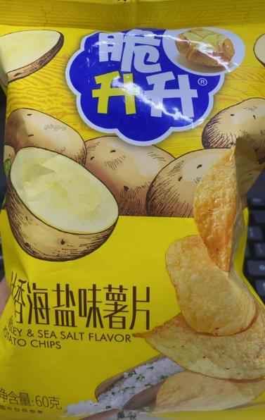 脆升升法香海盐味薯片60g 商品图0
