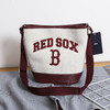 严选 | MLB休闲帆布水桶包 深奶油&酒红/深奶油&黑色/靛蓝色 22*14*24cm 商品缩略图12