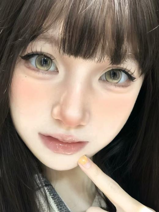 【大直径】PUFF GIRL-发财煎蛋 棕-14.5mm【半年抛 度数0-800度 含525/575】 商品图6
